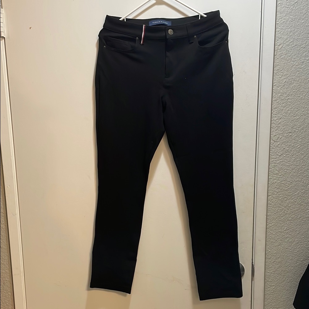 Tommy Hilfiger Black Cropped Ankle Pants